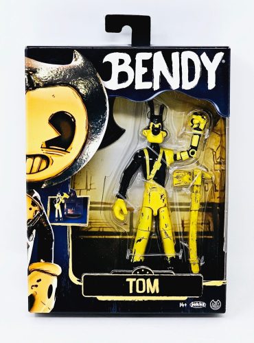 "5-inch BENDY & The Ink Machine TOM action figure with axe by Jakks Pacific 2024."