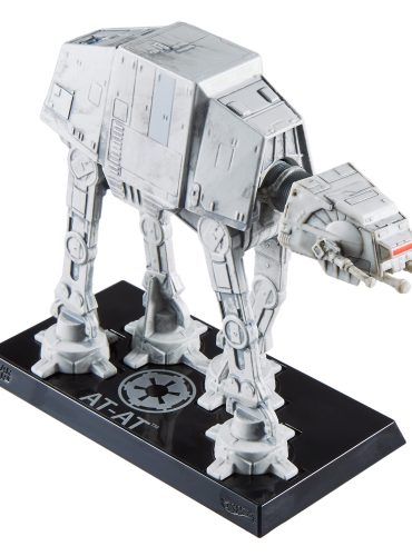 "Hot Wheels Star Wars AT-AT inspired toy car for kids aged 4 and up."