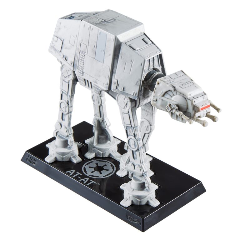 "Hot Wheels Star Wars AT-AT inspired toy car for kids aged 4 and up."