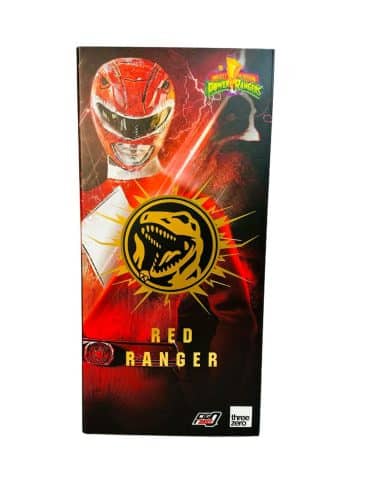 "1:6 scale ThreeZero FigZero Mighty Morphin Power Rangers collectible action figure with interchangeable hands and accessories."