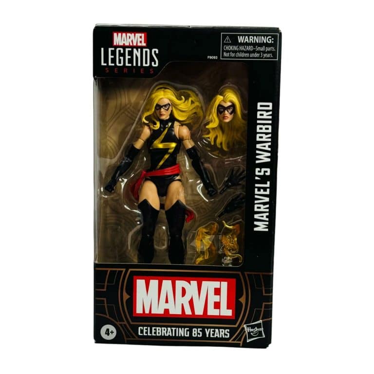 "Marvel Legends Warbird (Carol Danvers) 85th Target Exclusive 6" Figure, detailed and articulated, with accessories."