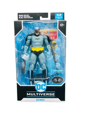 "7-inch McFarlane DC Multiverse Batman Platinum Chase Figure, based on Detective Comics #27."