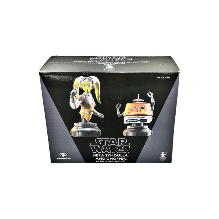 "Star Wars Rebels Hera Syndulla and Chopper 1:7 Mini Bust Set, limited edition collectible by Gentle Giant Ltd."