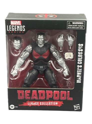 "Marvel Legends Colossus Deluxe 6 Inch Action Figure from Deadpool Legacy Collection with accessories."