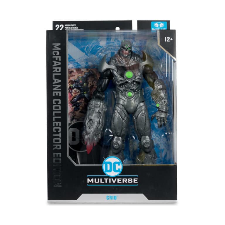 "McFarlane DC Multiverse Grid Collector Edition #29 action figure with a chance of receiving a rare Chase variant."