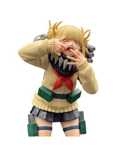 "7-inch Banpresto My Hero Academia Himiko Toga figure from The Evil Villains series by Bandai Spirits."