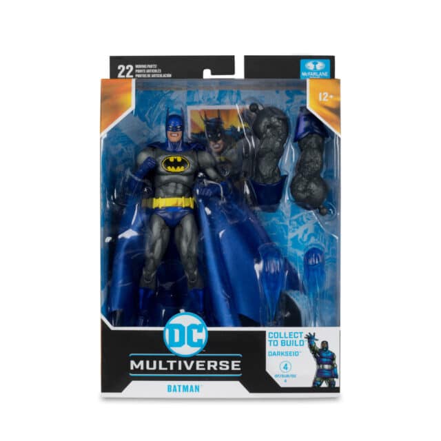 "7-inch mcfarlane dc multiverse batman action figure, detailed, with articulation and accessories. "